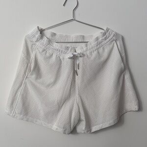 Lululemon Mesh on Mesh Short - White